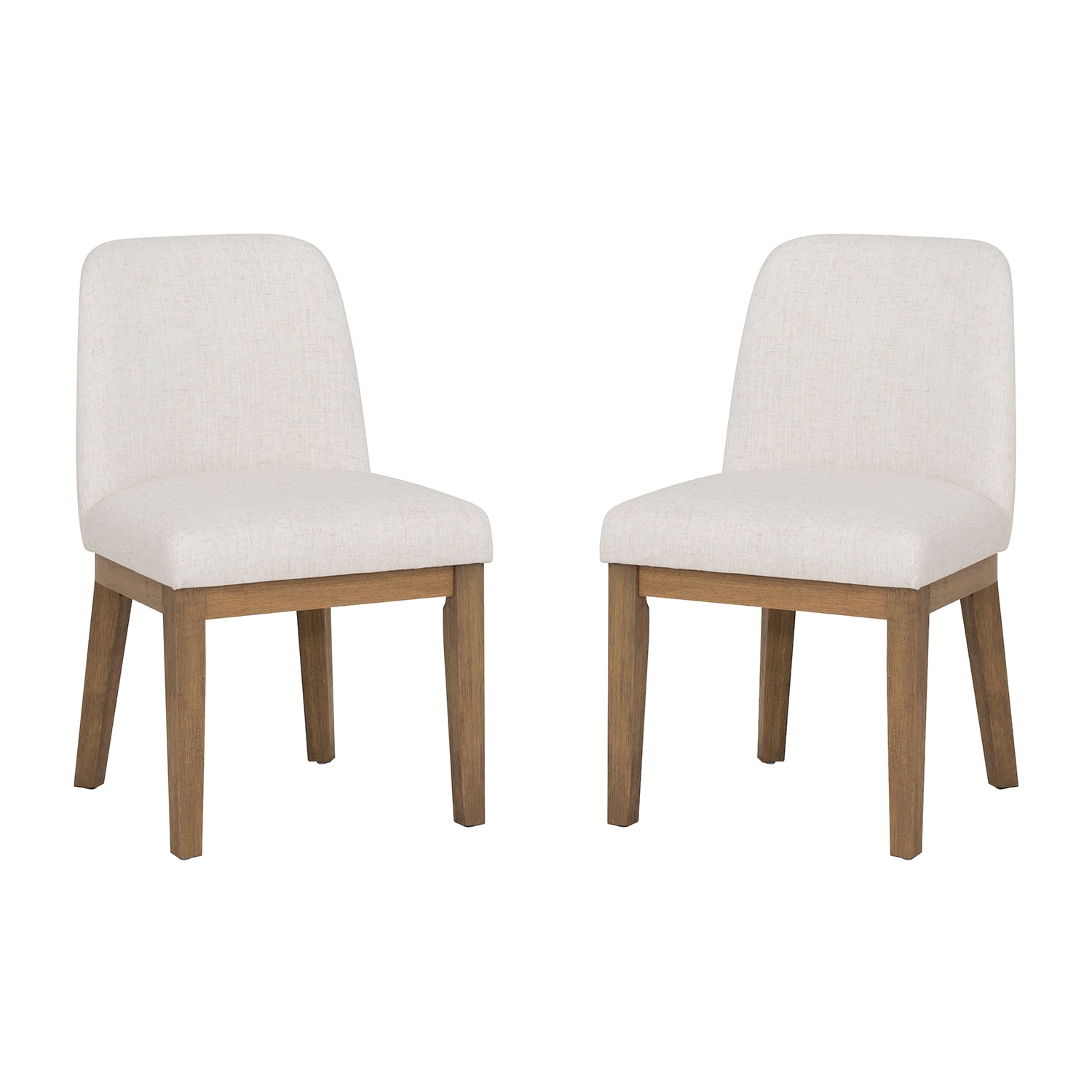Linon Tucker Upholstered Side Chair Set of 2