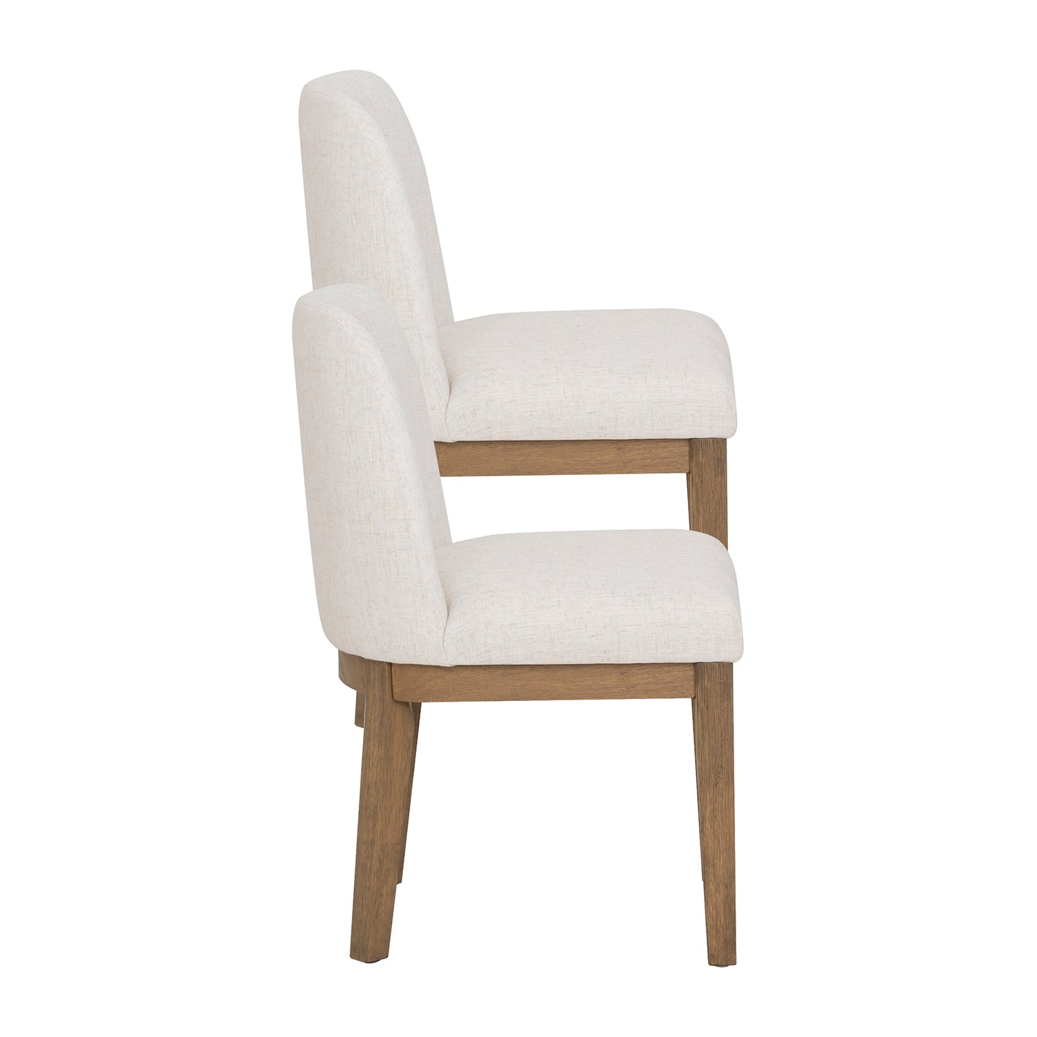 Linon Tucker Upholstered Side Chair Set of 2