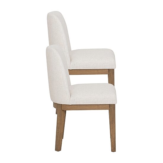 Linon Tucker Upholstered Side Chair Set of 2