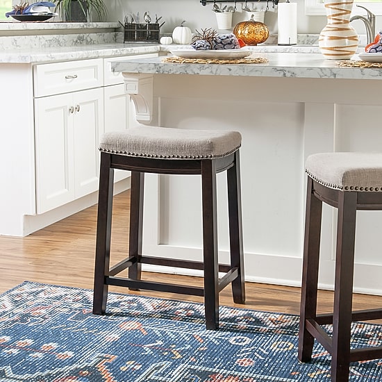 Linon Swivel Bar Stool