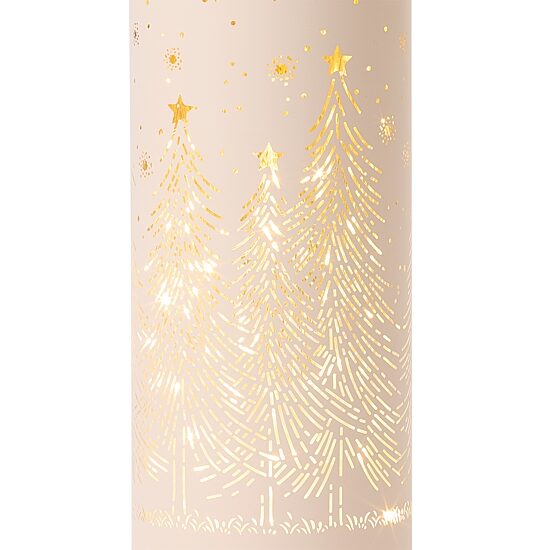 North Pole Trading Co. 10" Gold Flameless Candle