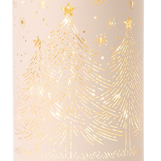 North Pole Trading Co. 6" Gold Flameless Candle
