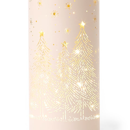 North Pole Trading Co. 8" Gold Flameless Candle