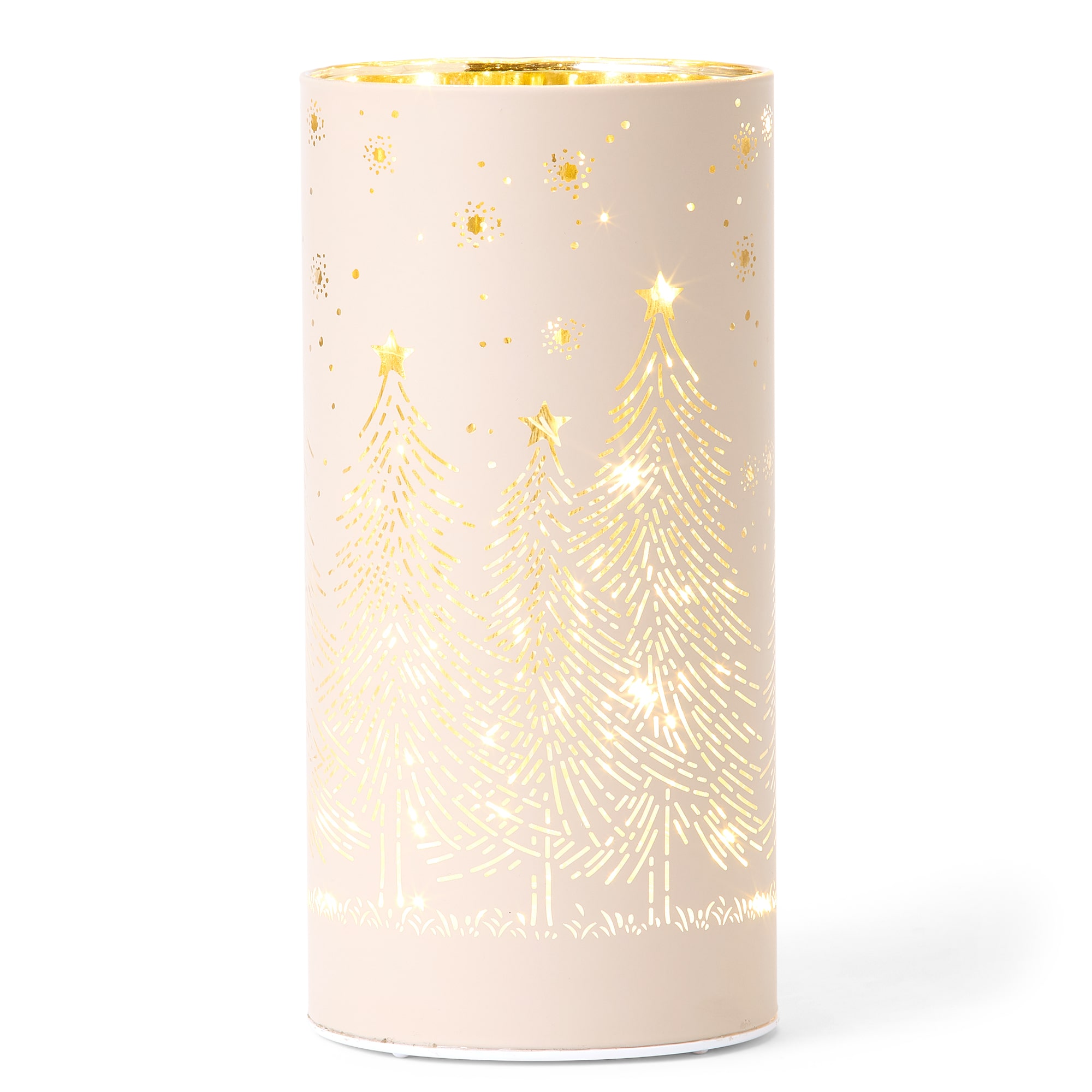North Pole Trading Co. 8" Gold Flameless Candle
