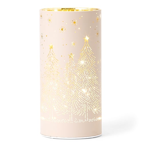 North Pole Trading Co . 8" Gold Flameless Candle In Yellow