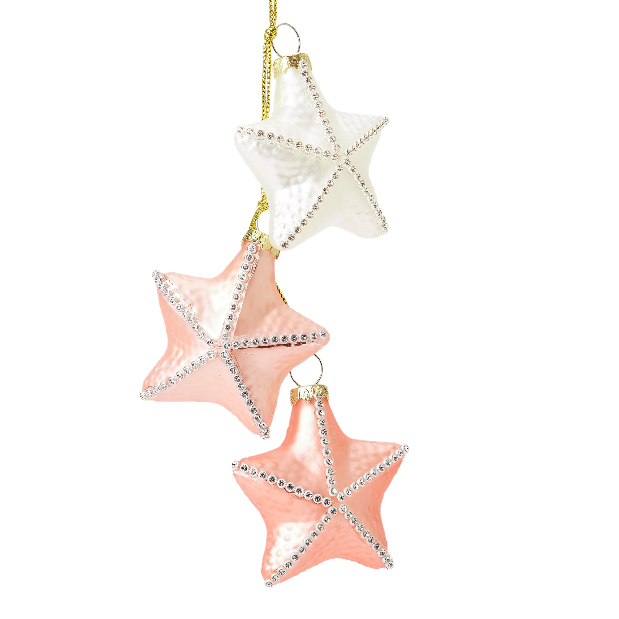 North Pole Trading Co. Starfish Dangle Christmas Ornament