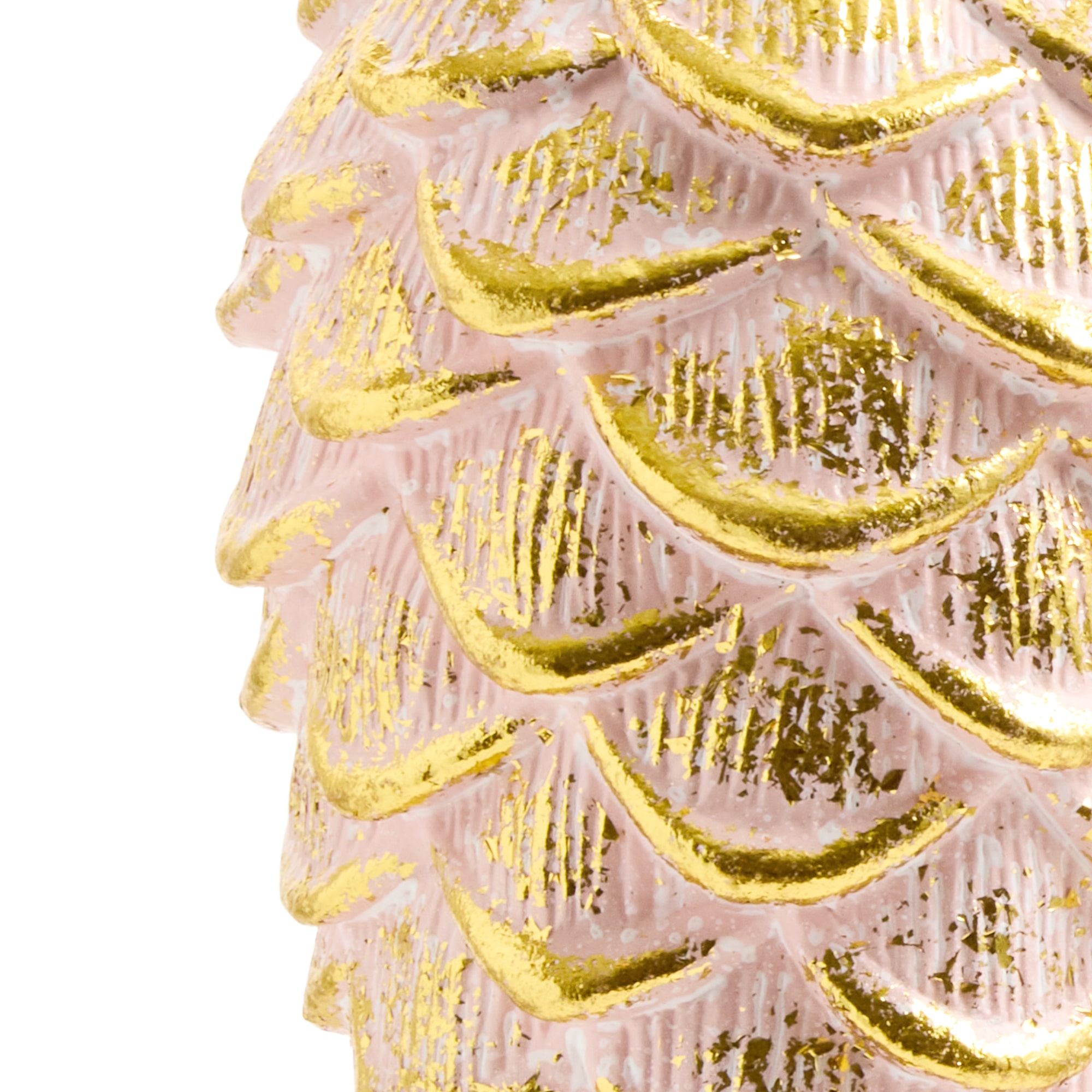 North Pole Trading Co. Pink Pinecone 2-pc. Christmas Ornament