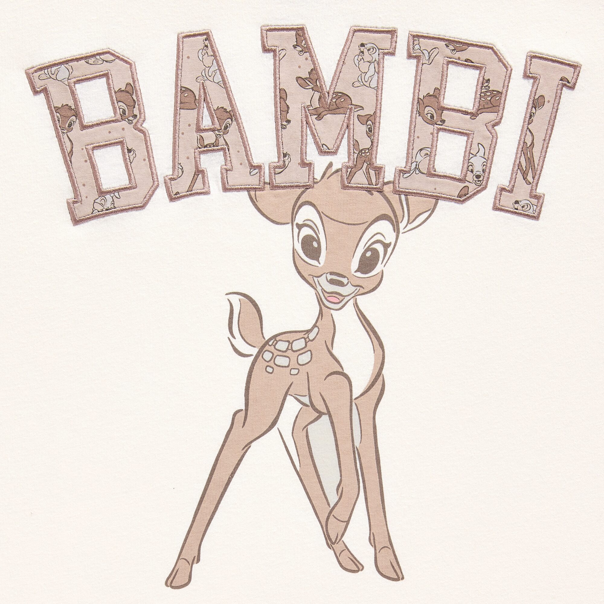 Grayson Threads, The Label Boyfriend Tee Womens Juniors Crew Neck Short Sleeve Loose Fit Bambi Graphic T-Shirt