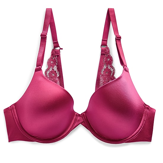 Ambrielle Womens Everyday Lace Demi Bra