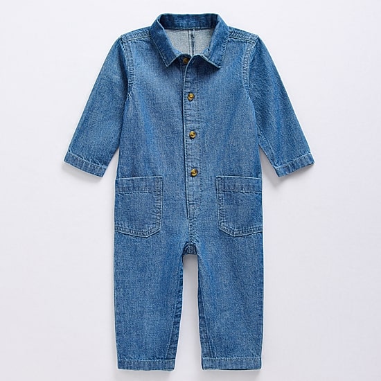Okie Dokie Baby Boys Long Sleeve Jumpsuit