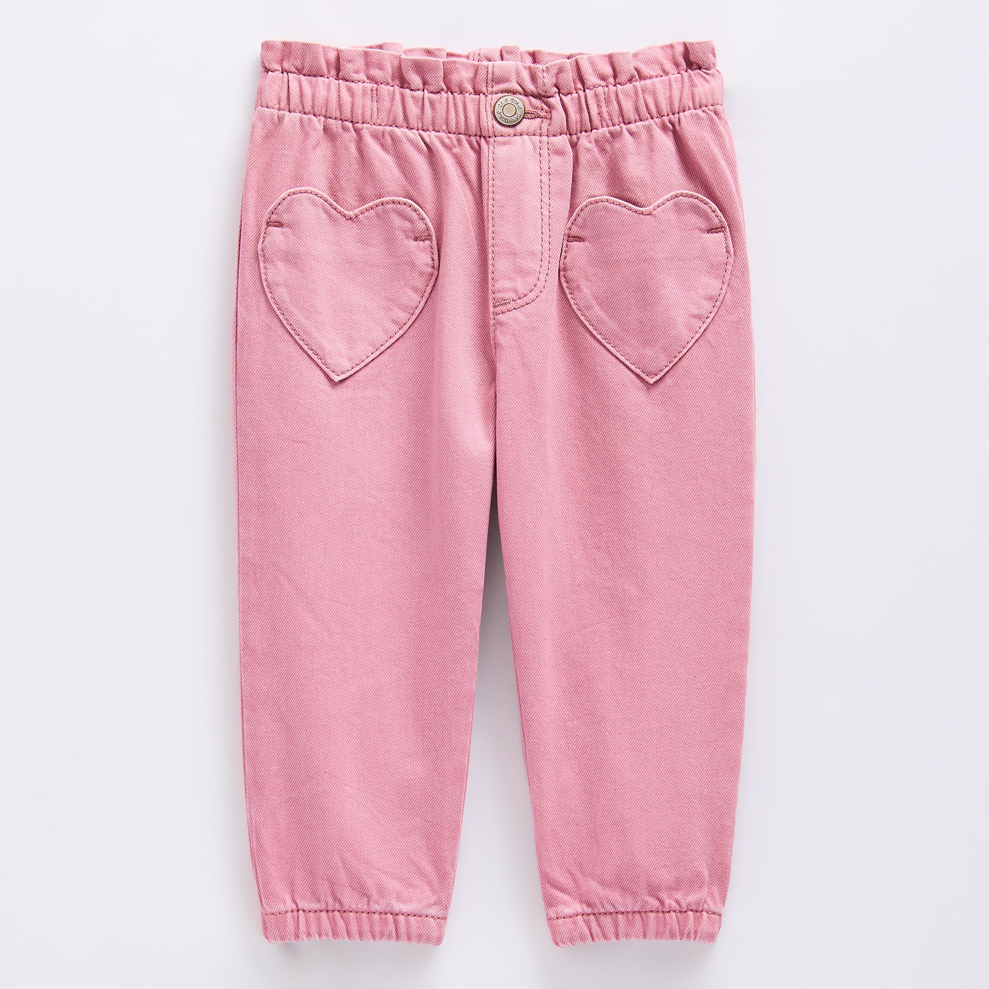 Okie Dokie Baby Girls Adjustable Waist Jogger Jean