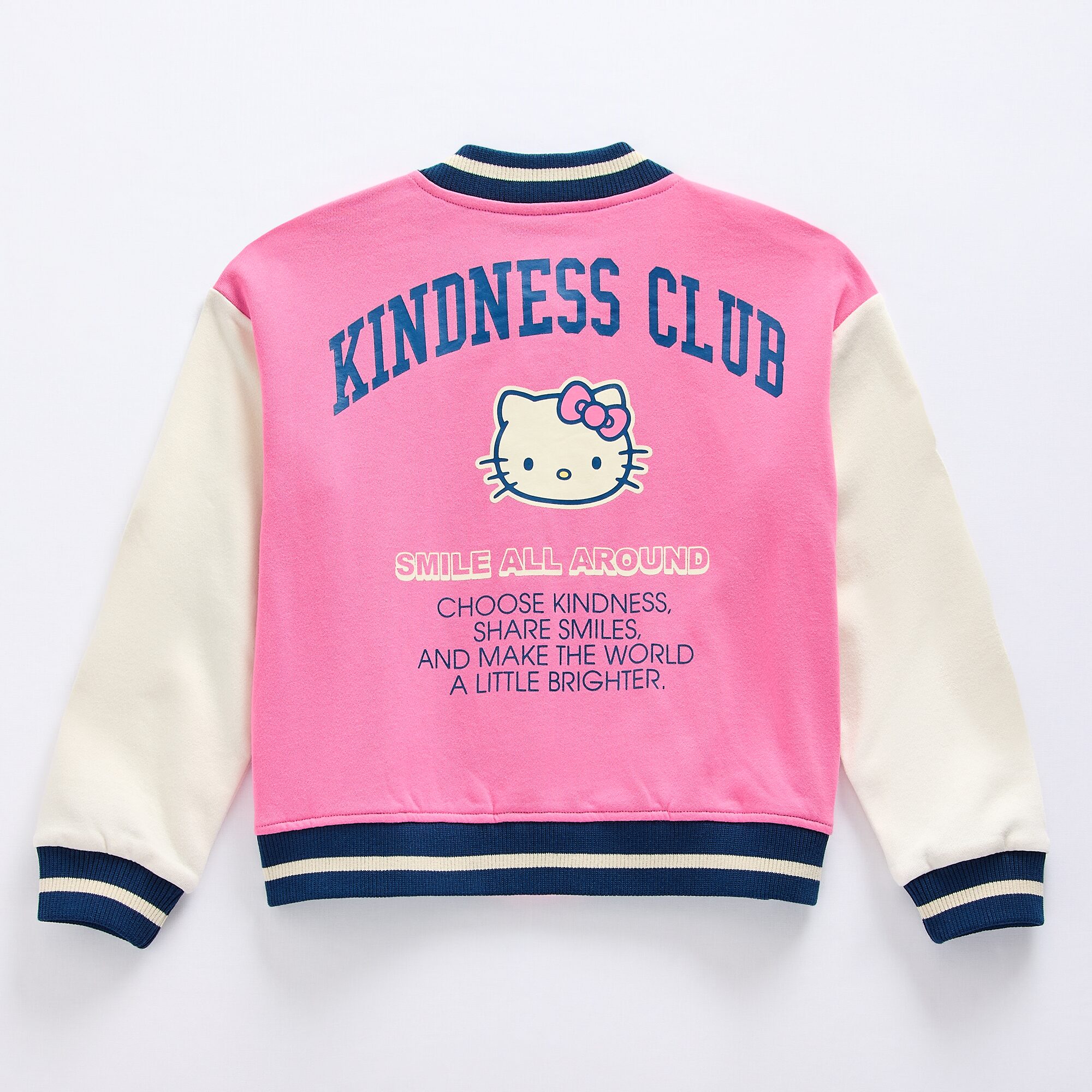 Little & Big Kid Girls Hello Kitty Midweight Varsity Jacket