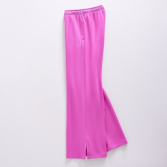 Xersion Super Soft Little & Big Kid Girls Mid Rise Wide Leg Regular Fit Fleece Pull-On Pant