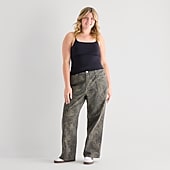 Arizona Curvy Womens Juniors Plus Low Rise Curvy Fit Jean