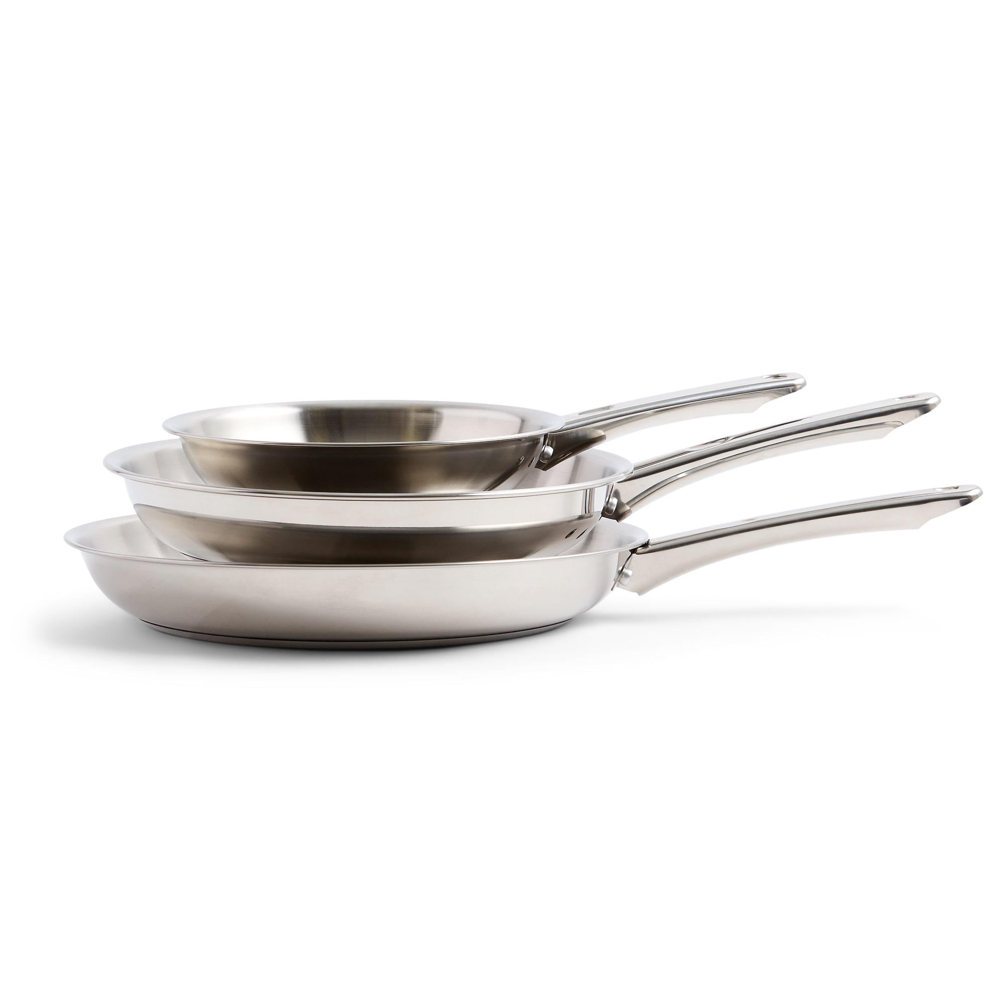 Cooks Stainless Steel 3-pc. Frypan Set