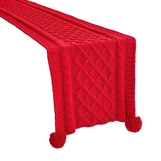 North Pole Trading Co. Chenille Table Runner
