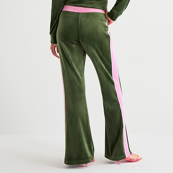 Juicy By Juicy Couture Womens Juniors Flare Mid Rise Sweatpant