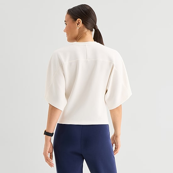 Stylus Womens Crew Neck Short Sleeve T-Shirt