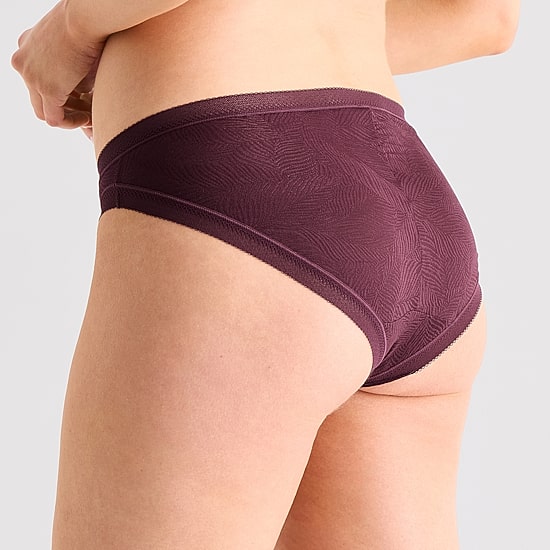 Ambrielle Smooth Lace Hicut Panty
