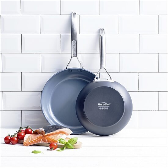 GreenPan Paris Pro Hard Anodized Cermaic Non-Stick 2-pc. Open Frypan Set