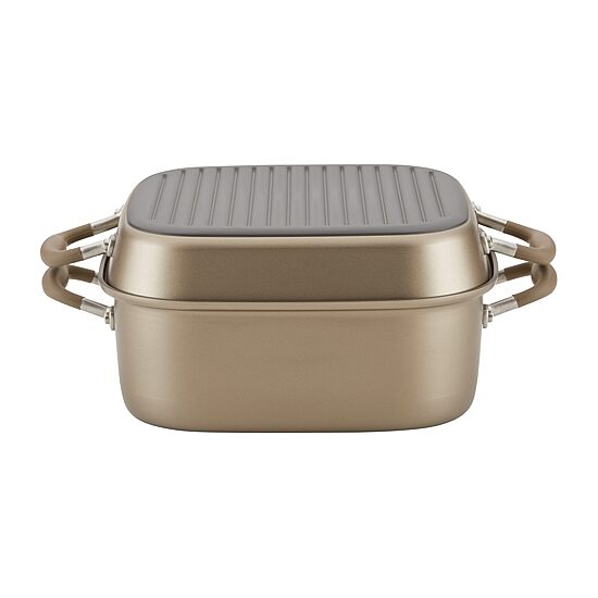 Anolon Advanced Home Hard Anodized 2-pc. Two Step Meal Cookware Set
