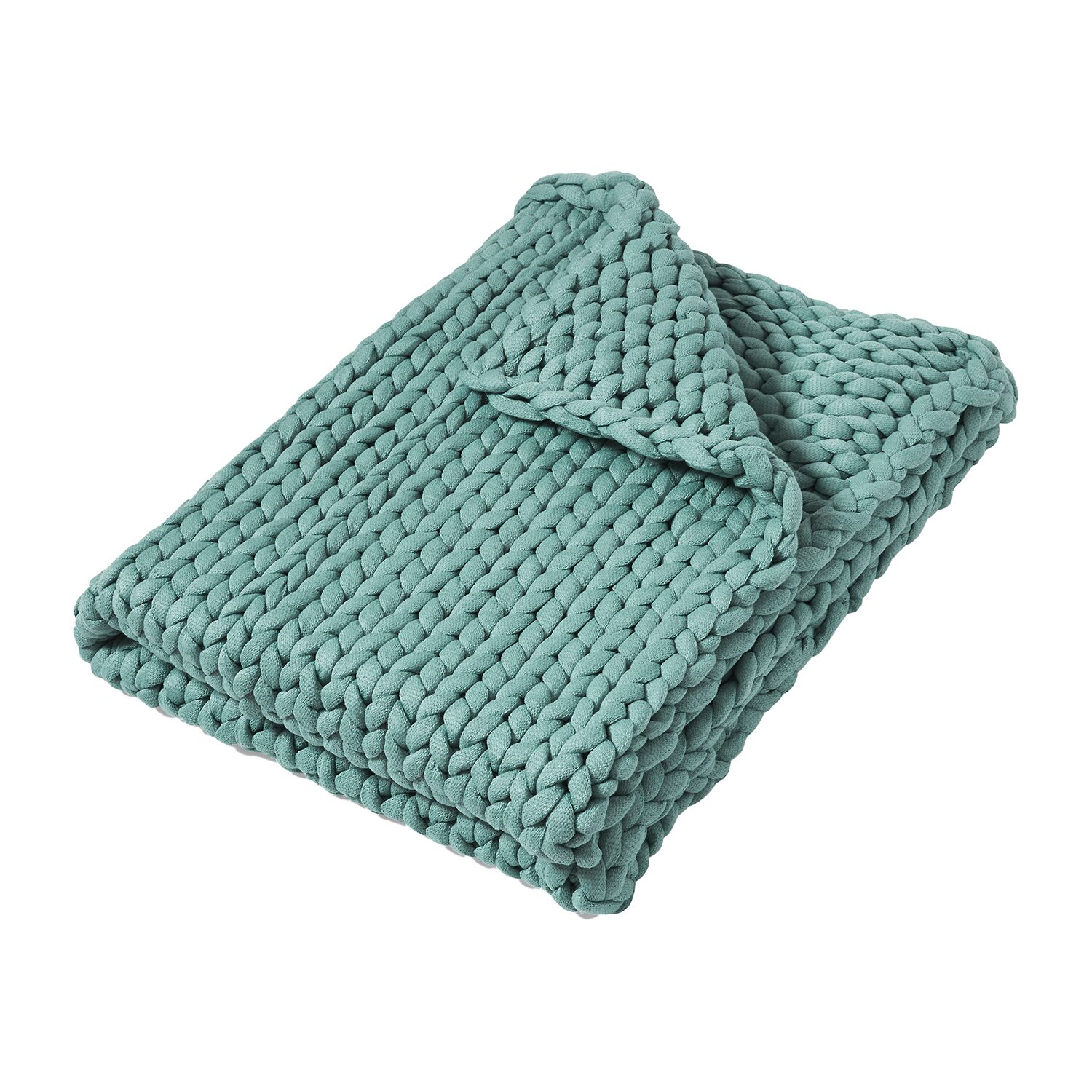 Your Lifestyle By Donna Sharp Chunky Knitted Reversible Lightweight Throw