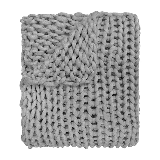 Your Lifestyle By Donna Sharp Chunky Knitted Reversible Lightweight Throw