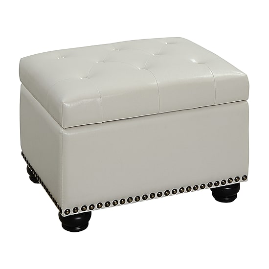 Designs4comfort 5th Avenue Tufted Storage Ottoman