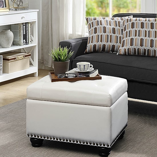 Designs4comfort 5th Avenue Tufted Storage Ottoman