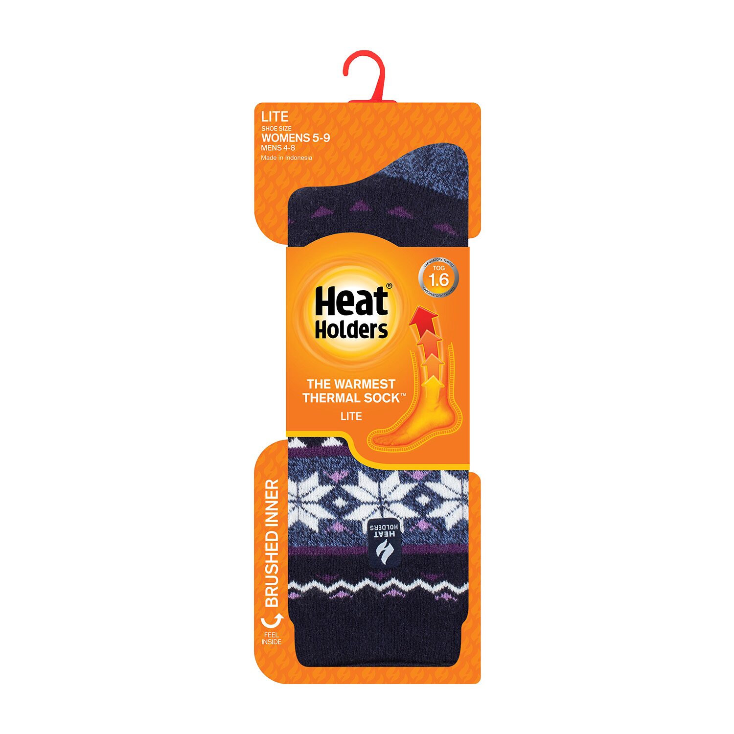 Heat Holders Lite Womens 1 Pair Crew Socks