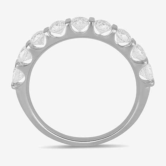 Womens 1 CT. T.W. Lab Grown White Diamond 10K Gold Band