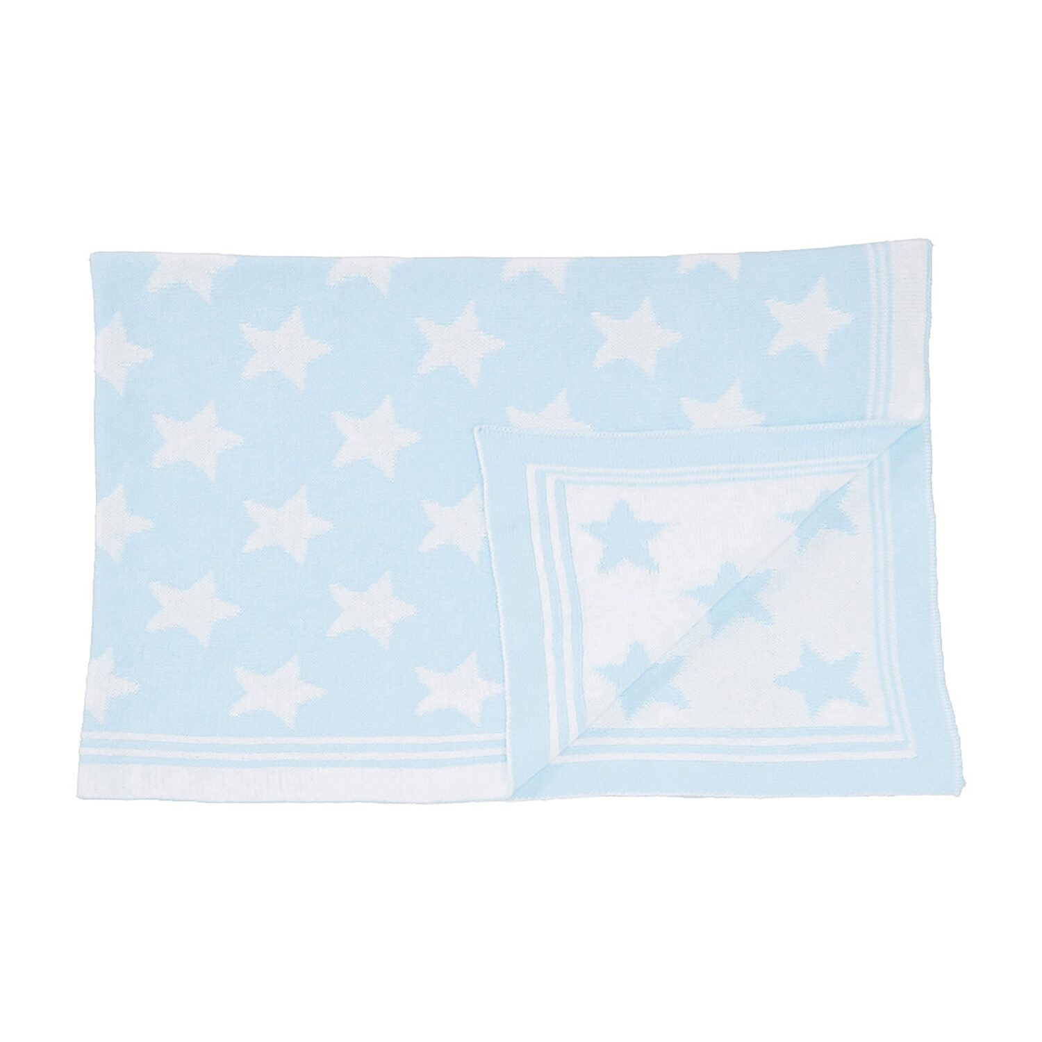 3 Stories Trading Company Reversible Knit Baby Blanket