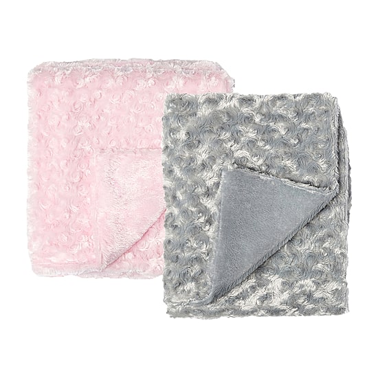 3 Stories Trading Company 2-pc. Plush Baby Blanket