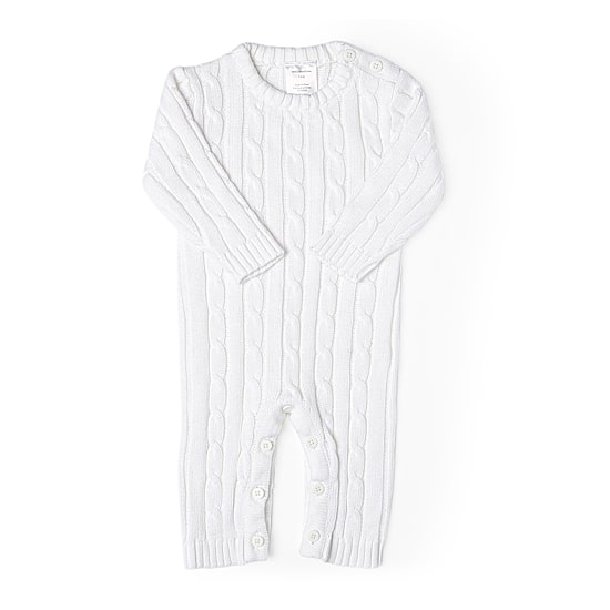 3 Stories Trading Company Baby Unisex Easy-on + Easy-off Round Neck Long Sleeve Jumpsuit