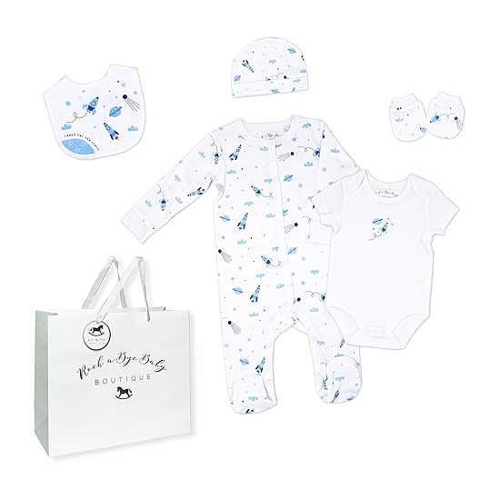 3 Stories Trading Company Baby Boys 5-pc.Layette Set