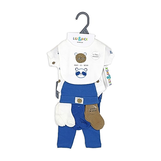 3 Stories Trading Company Baby Boys Knit 10-pc. Baby Clothing Set