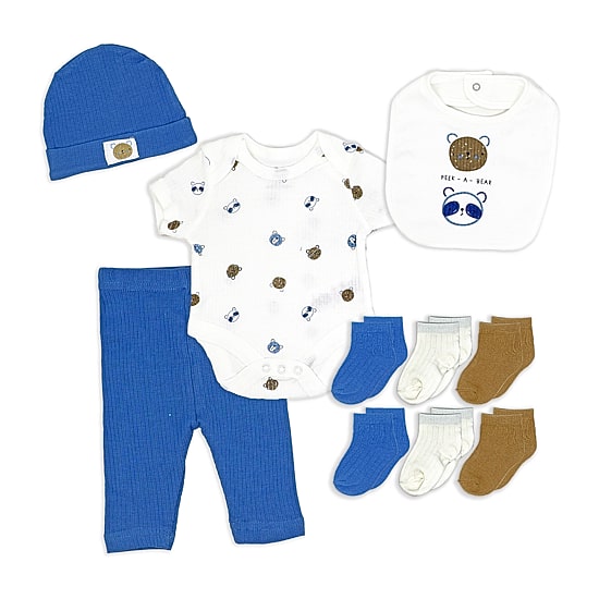 3 Stories Trading Company Baby Boys Knit 10-pc. Baby Clothing Set