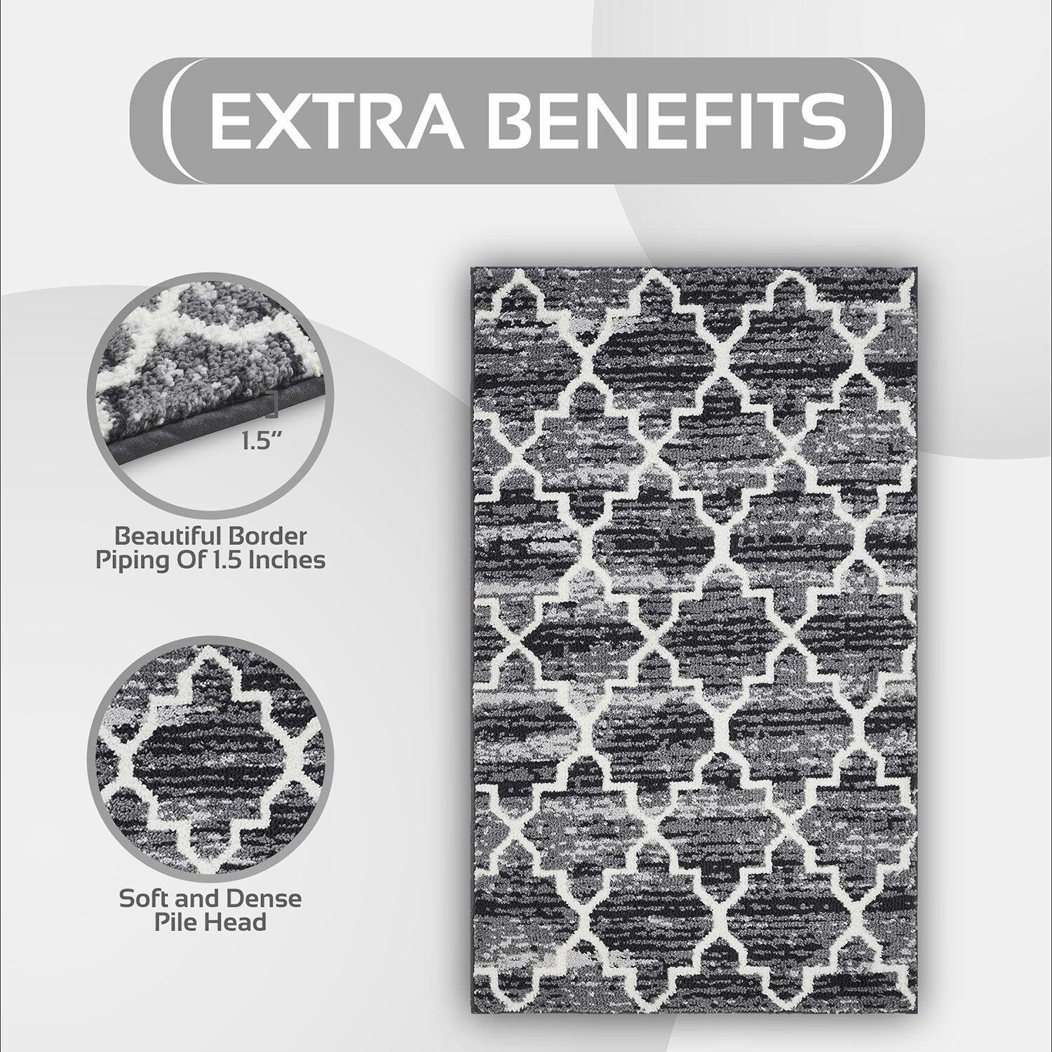 Better Trends Savio Bath Rug