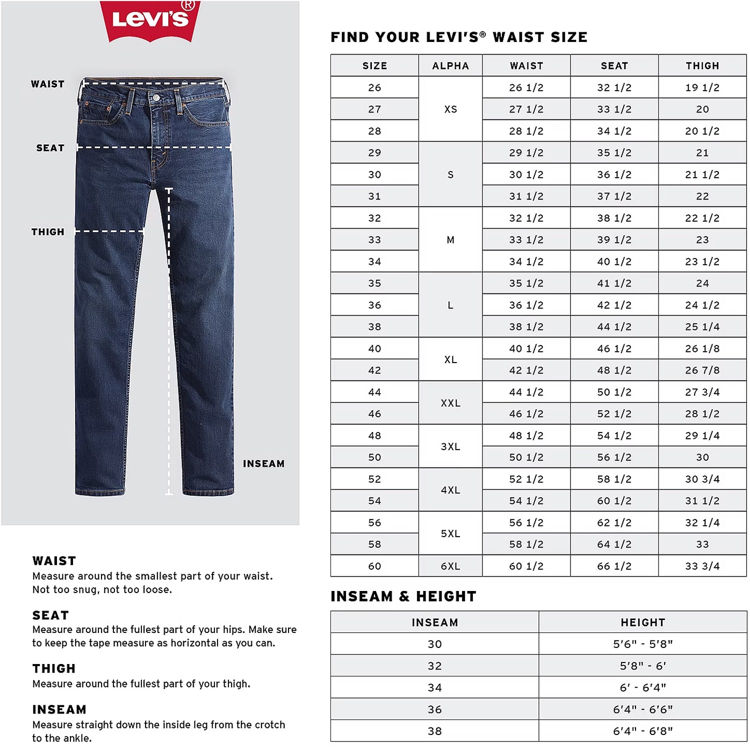 Levi's® Mens 505™ Straight Leg Regular Fit Jean