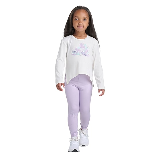 adidas Little Girls Jersey 2-pc. Legging Set