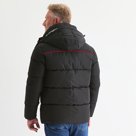 Canada Weather Gear Mens Water Resistant Heavyweight Puffer Jacket
