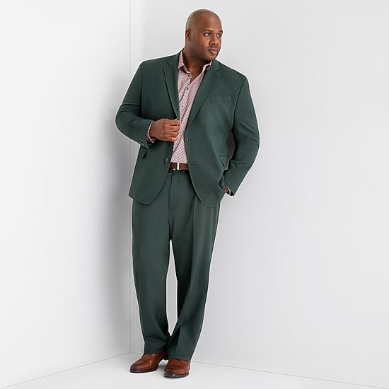J. Ferrar Mens Classic Fit Big and Tall Suit Jacket