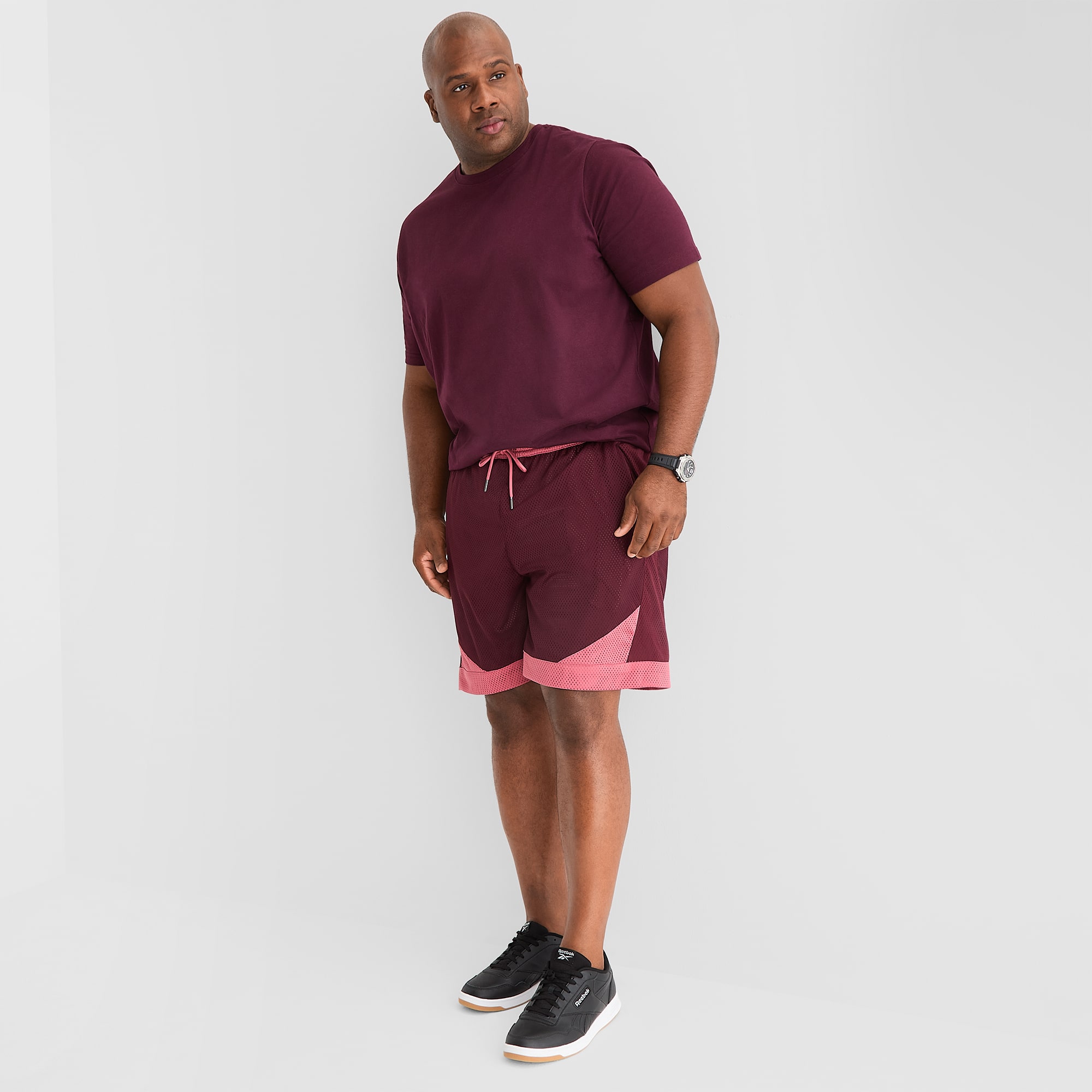 Xersion Colorblock Mens Big and Tall 8" Basketball Short