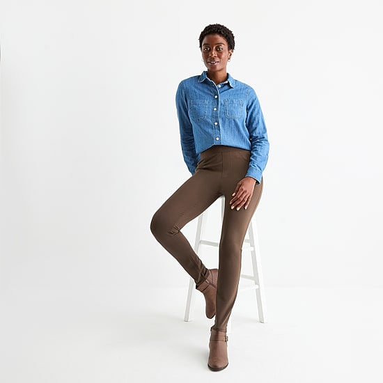 St. John's Bay Womens Skinny Pull-On Pant