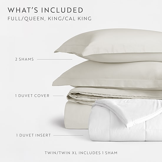 Casual Comfort 300tc Brushed Cotton Comforter Duvet Set