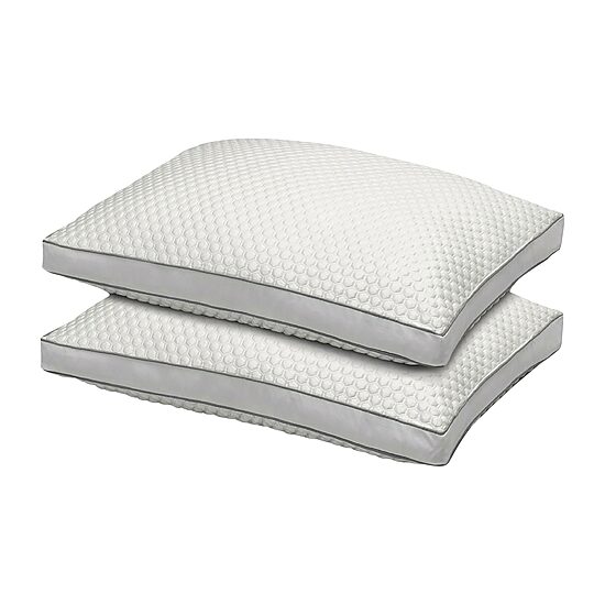 Ella Jayne Arctic Chill Super Cooling Gel Fiber Pillow Medium Density for All Sleep Positions Set of 2