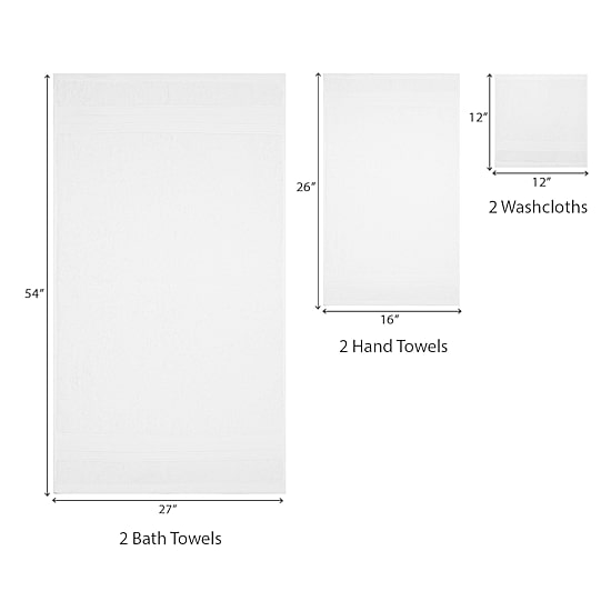 Trident ™ Soft Comfort 100% Cotton Airrich Towel Set