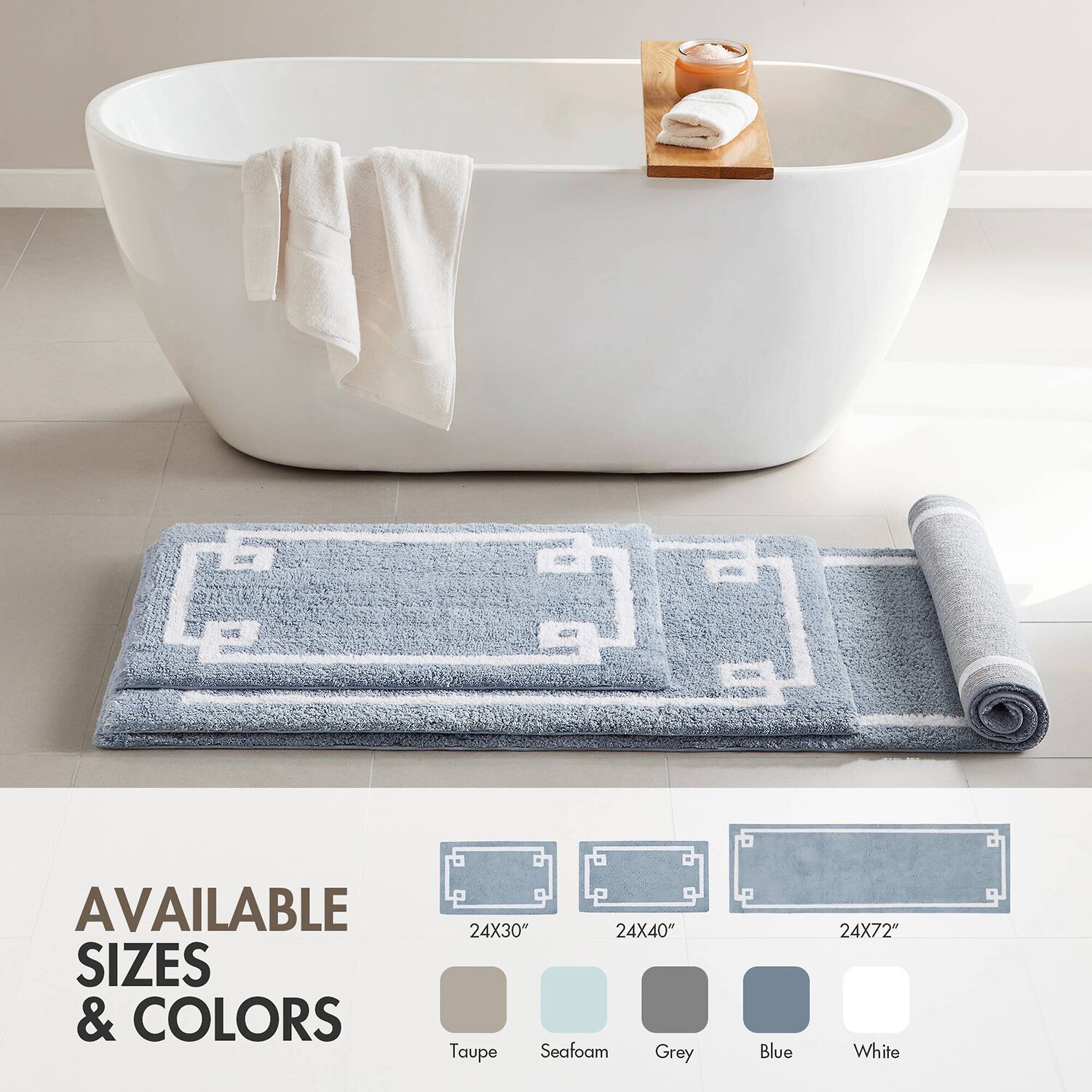 Madison Park Ethan Cotton Tufted Bath Rug