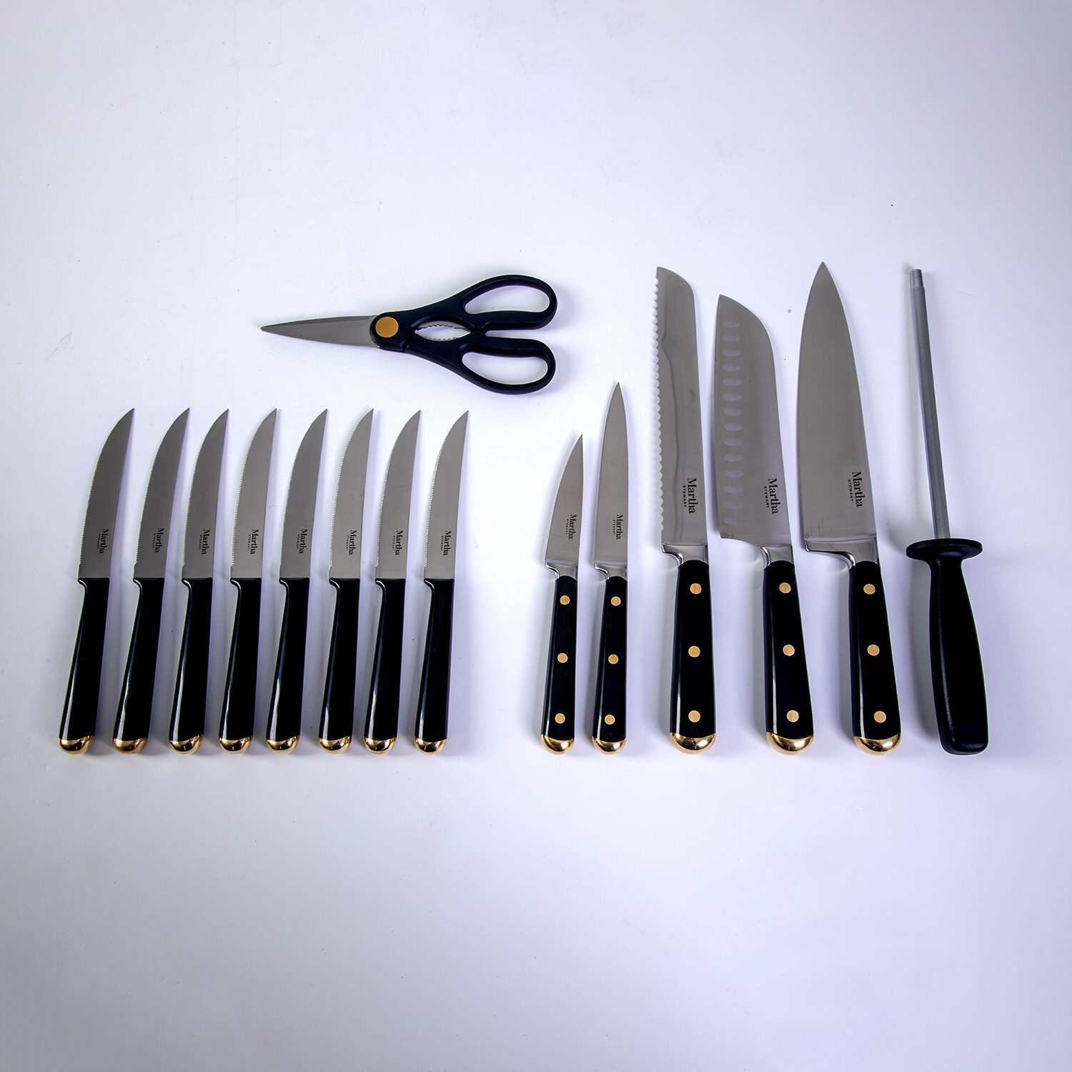 Martha Stewart Lockton 16-pc. Knife Block Set