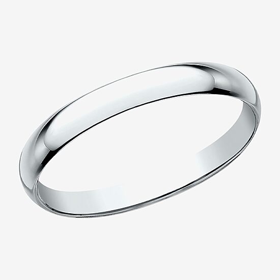 Womens 2MM Platinum Wedding Band